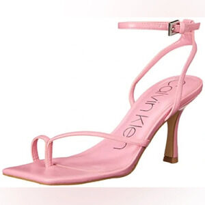 Calvin Klein Millie Heeled sandal in pink Size: 8